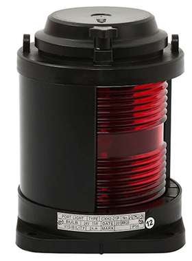 红色航行信号灯警示灯CXH2-21P单层左舷灯船用船舶游艇灯具配件