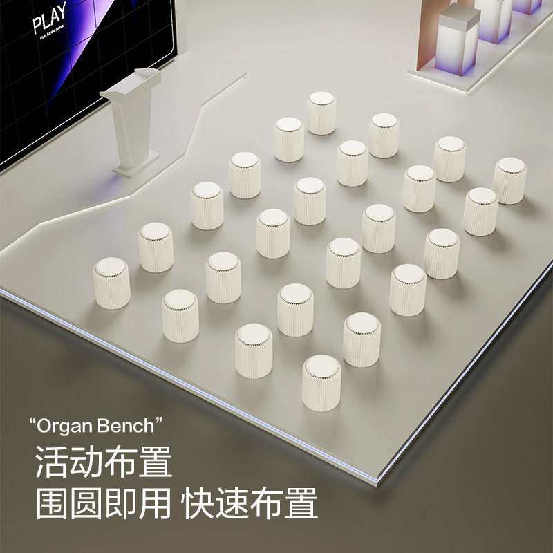轻奢小型商务矮凳子跨境品质便携折叠纸凳客厅小凳子纸质可叠收纳