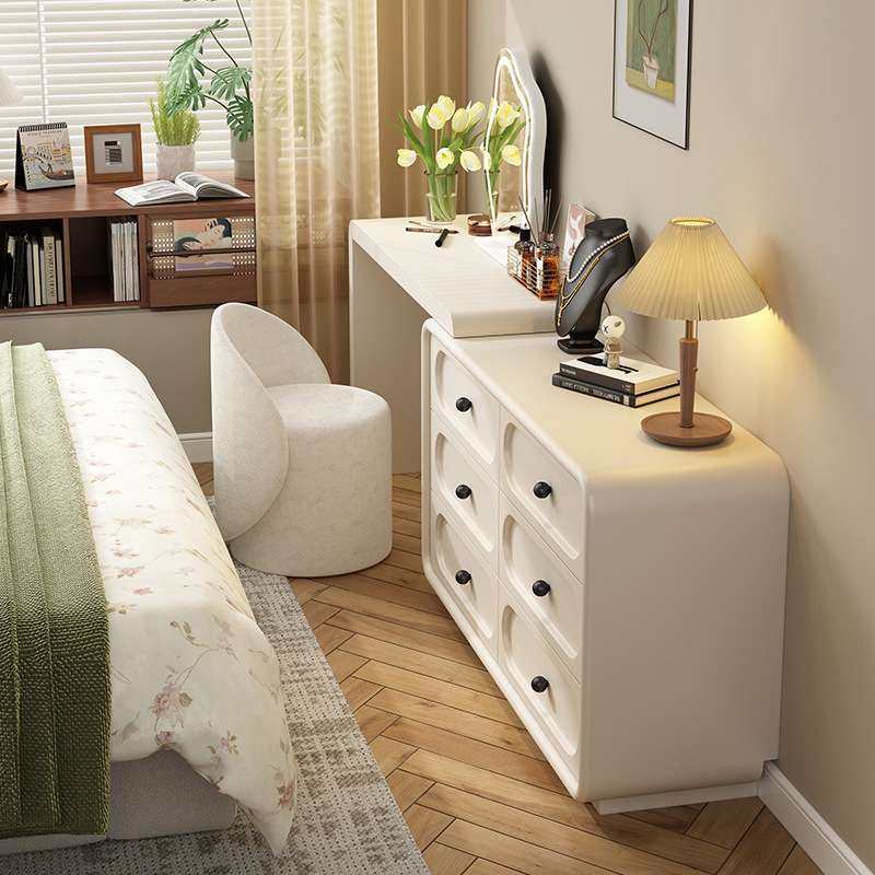 化妆桌收纳柜一体实木梳妆台烤漆极简奶油风卧室床尾化妆台梳妆桌,鲜花速递/花卉仿真/绿植园艺,割草机/草坪机,淘宝优惠券,粉丝福利购,淘宝优惠卷