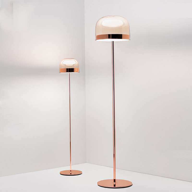 北欧玻璃罩赤道落地灯轻奢创意样板房客厅卧室书房大厅LED地灯