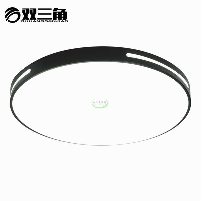 LED吸顶灯圆形黑白色镂空客厅餐厅卧室书房阳台过道厨房长正方形