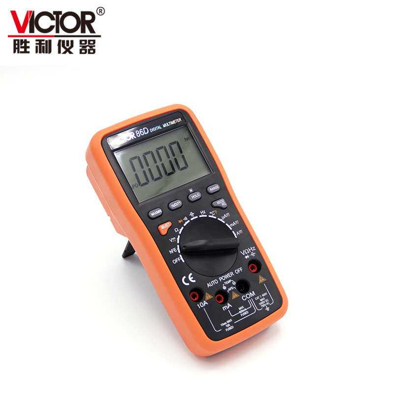 胜利高精度自动量程数字万用表61段模拟条电脑接口VC86D