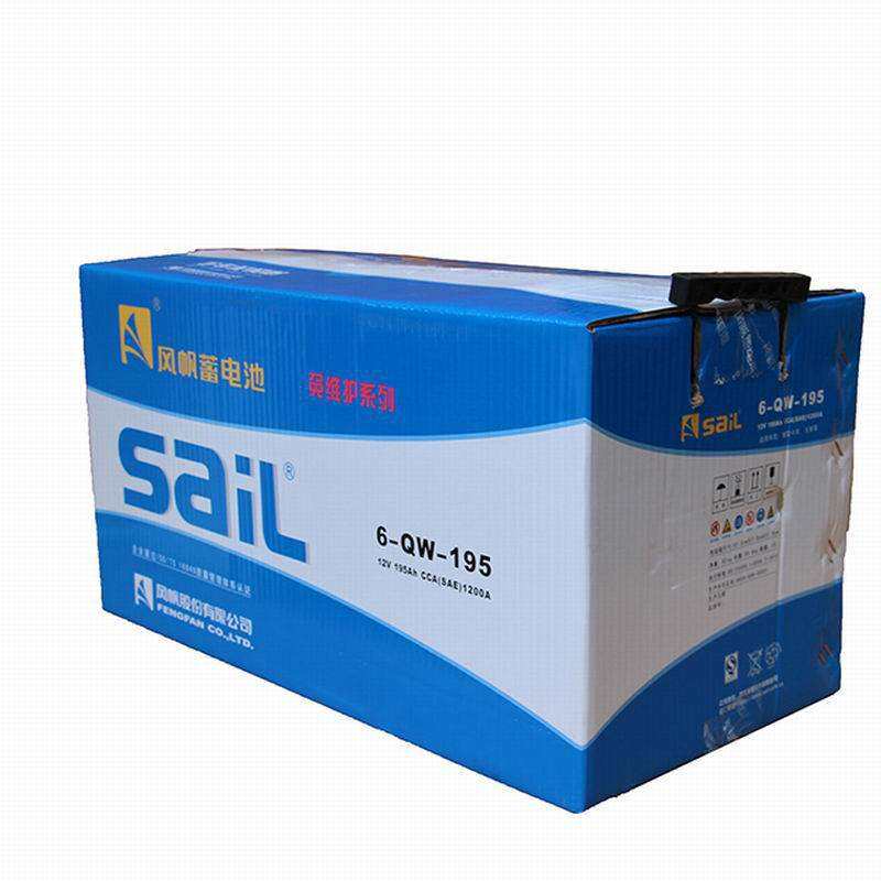 风帆6-QW-195蓄电池12V195Ah 免维护电瓶 SAIL铅酸启动电池