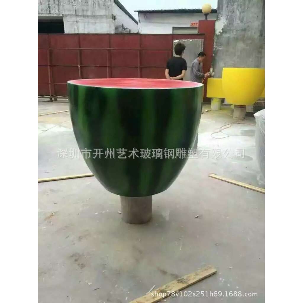 开州艺术雕塑仿真水果凳子雕塑创意坐凳摆件户外公园商场景区装饰