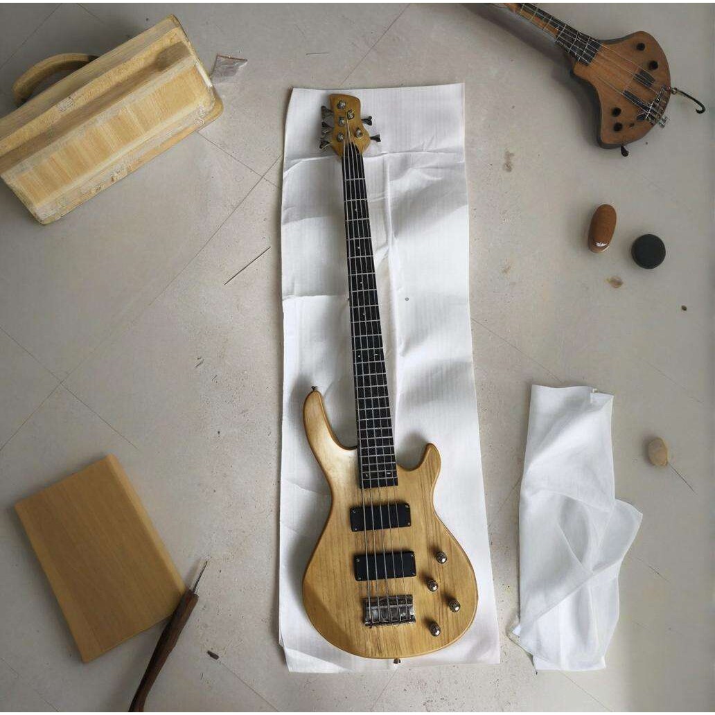 厂家 出口电贝司乐器5弦电贝斯主动拾音器初学者入门贝斯Bass