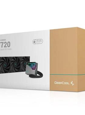 九州风神LT720/240冰魔方360白色散热器12cm风扇pwm智能温控ARGB