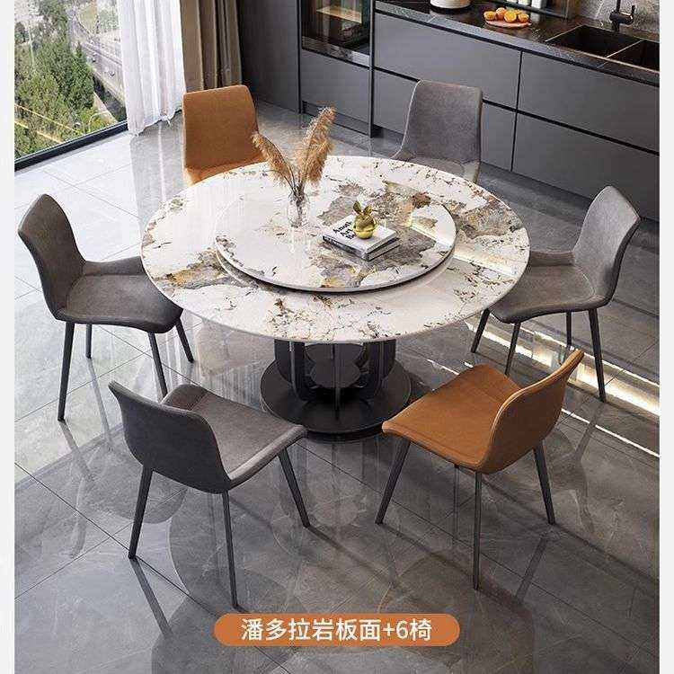 轻奢亮光岩板餐桌椅组合旋转可伸缩方圆两用折叠多功能饭桌小户型,玩具/童车/益智/积木/模型,遥控车升级件/零配件,淘宝优惠券,粉丝福利购,淘宝优惠卷