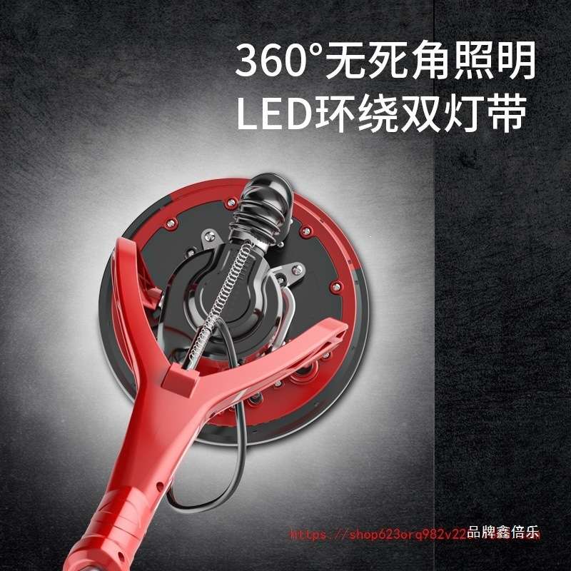 超轻腻子打磨机超轻无刷自吸尘墙面打磨机砂纸机无尘抛光多功能砂