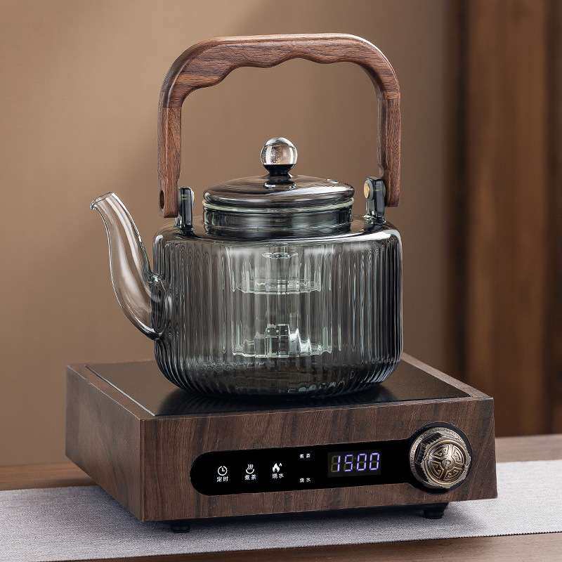 玻璃煮茶壶耐高温家用2024新款高档电陶炉提梁壶煮茶器煮茶炉套装