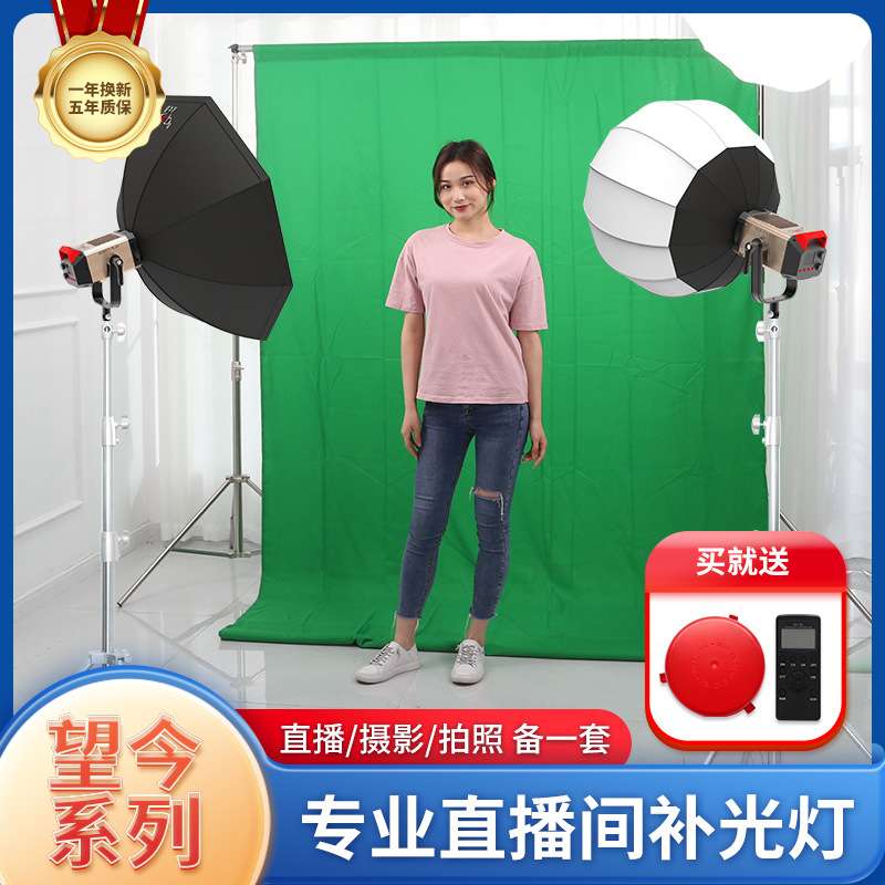 SLP-WJ300常亮摄影灯补光灯带led显示 柔光灯影室灯太阳灯