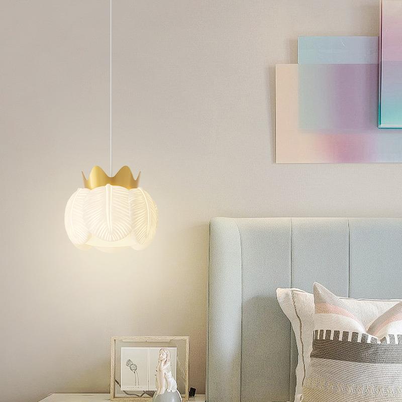 奶油风过道走廊吸顶灯创意个性卧室床头吊灯现代简约玄关中山灯具