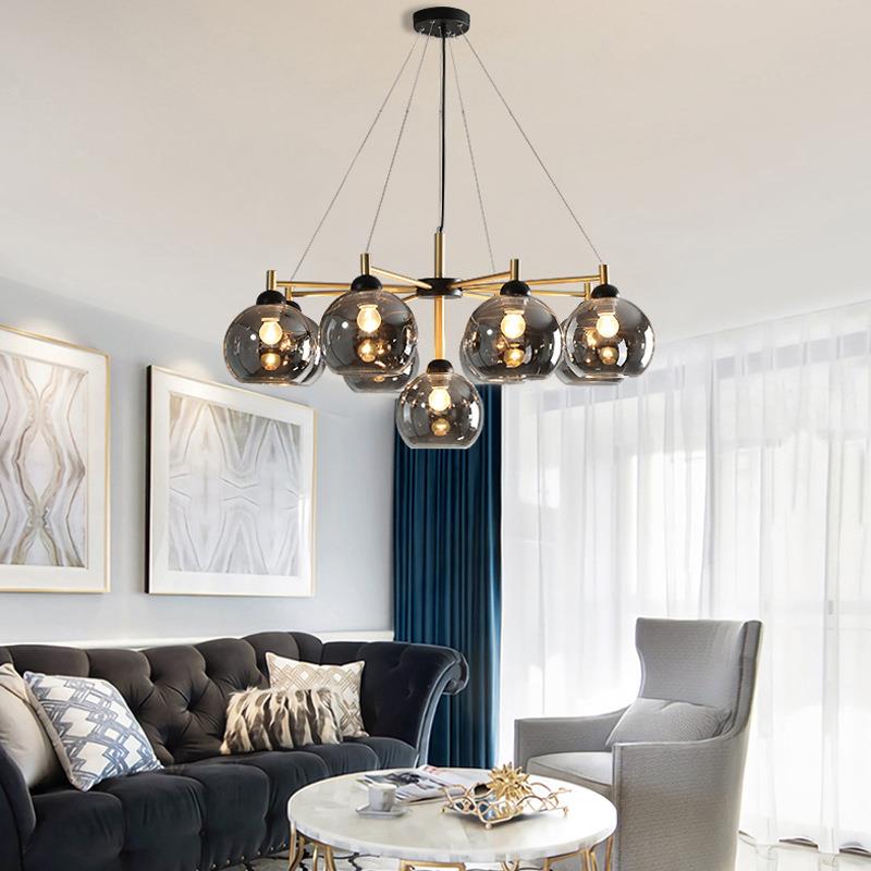 意式轻奢客厅吊灯现代艺术创意咖啡厅酒店客房服装店商铺装饰灯具