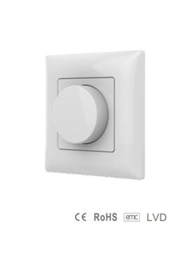 86型0/1-10V PWM 10V旋转⾯板调光器 1通道输出 可配2.4GRF遥控KL