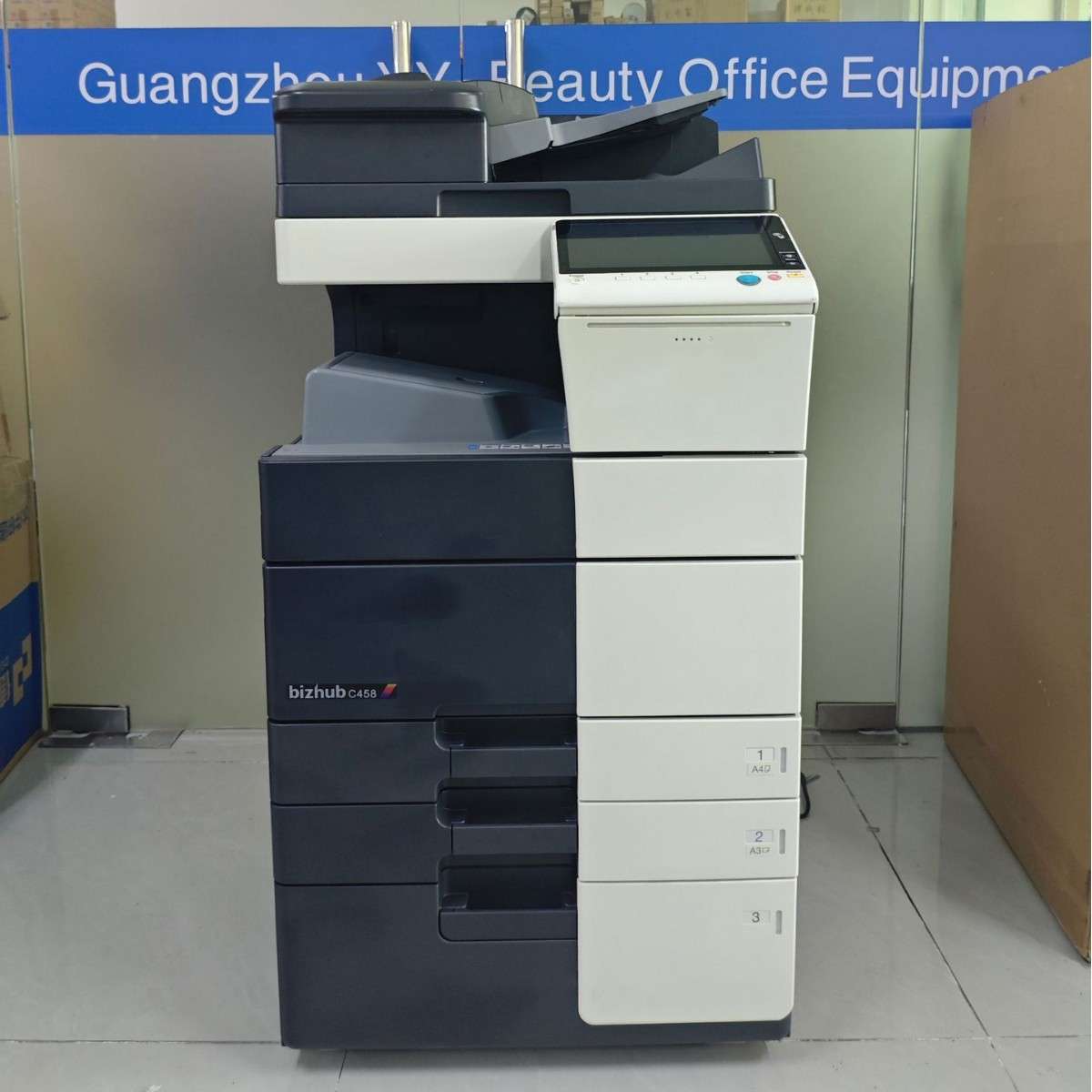 翻新打印机柯美C458复印机柯尼卡彩色打印一体机