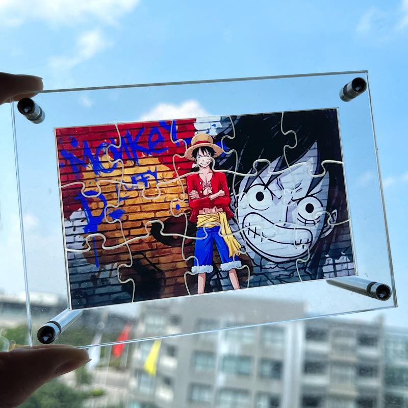 彩色透明亚克力相框磁吸有机玻璃水晶透明相框摆台照片框