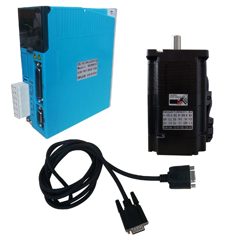 86闭环刹车电机j4.5Nm带数显24V断电刹车86编码器电机带刹车