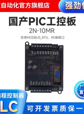 国产PLC工控板 可编程控制器2N 10MR