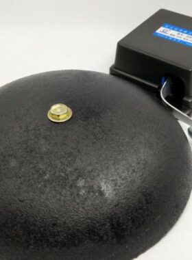 长城学校火v上22012寸电SHF花铸铁电铃黑色声拷下课铃-外击无式棒