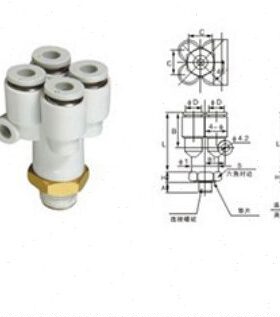 K螺S1AS2AU快0插气管接头21/Q0五通外S040-D/2/0原装正品S
