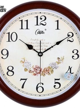 康巴丝电子挂钟客厅钟表简约创意时钟现代挂墙挂表时尚石英钟家用