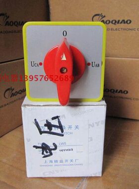 上海电压 WA3转换开关/3 Y精益L 电器5H16转换开关 -通断永盛切换