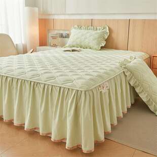 加高款A类花边床笠床裙二合一1米5床罩2025新款可机洗床垫遮盖物