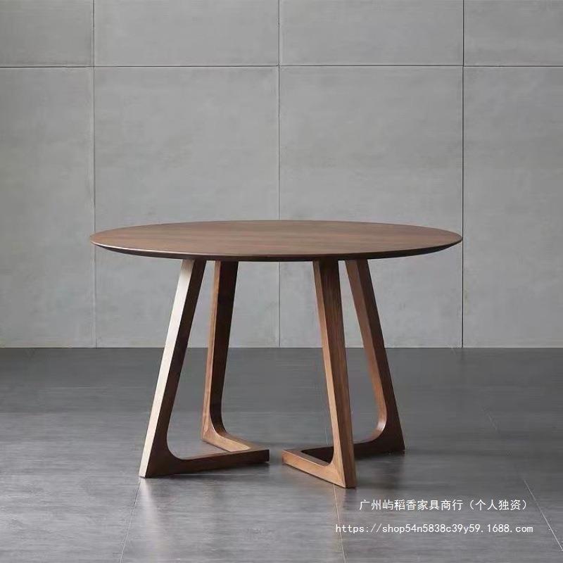 北欧圆桌餐桌简约现代阳台餐桌椅组合家用洽谈小户型桌子客厅圆形