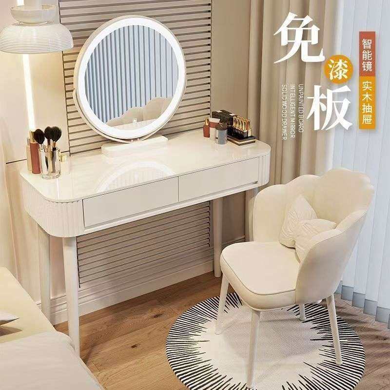 化妆桌梳妆台小户型家用现代简约风梳妆台收纳柜一体奶油风化妆桌,鲜花速递/花卉仿真/绿植园艺,割草机/草坪机,淘宝优惠券,粉丝福利购,淘宝优惠卷