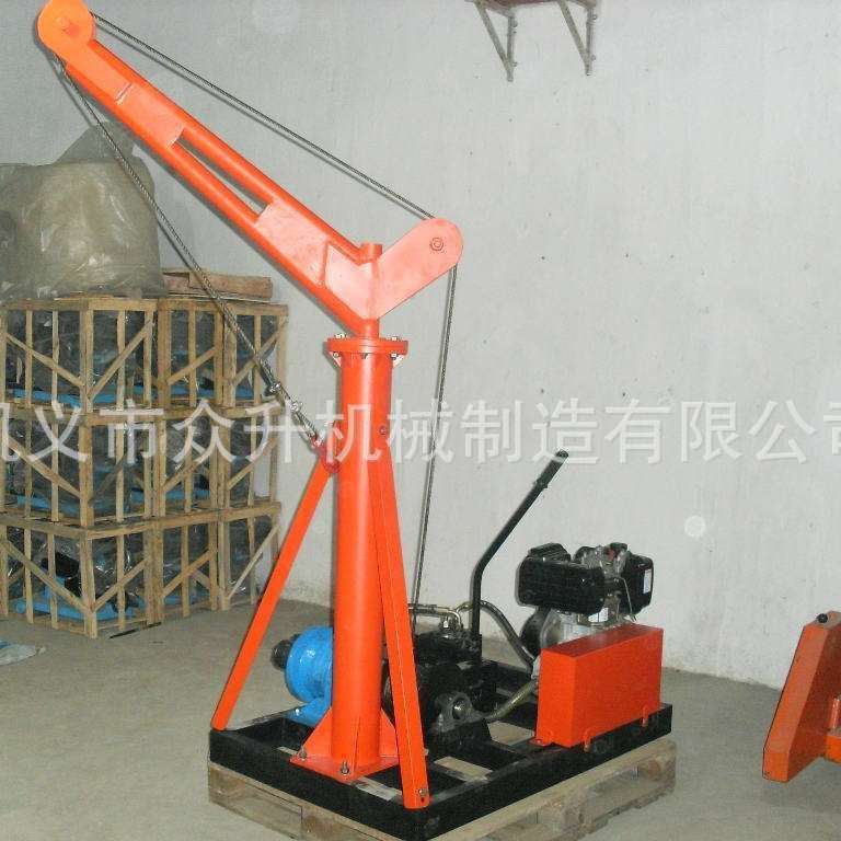 外贸出口用柴油动力小吊机,柴油卷扬机,500kg柴油吊机