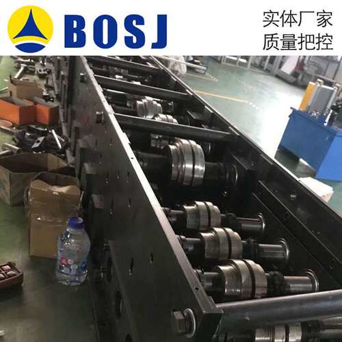 C型管夹导轨C型材导轨一次滚压成型设备厂家根据客户需求制订设备