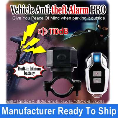 Anti-theft 110db Wireless Remote Control Bike Alarm