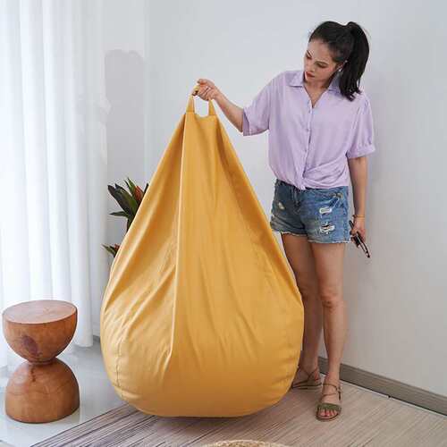 【科技布】免洗单人布艺沙发 懒人沙发豆袋榻榻米卧室阳台beanbag