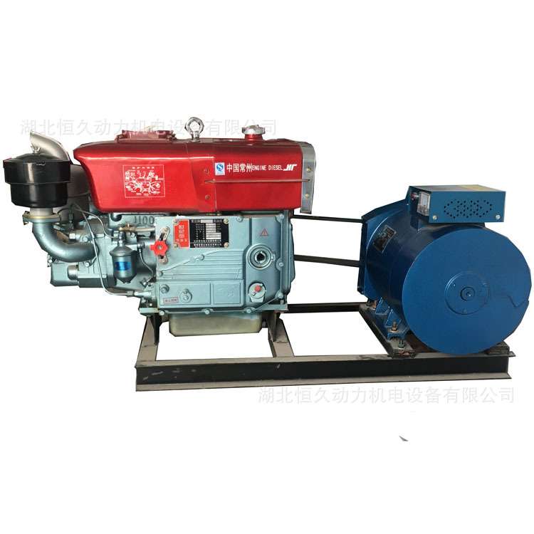 安徽亳州单缸水冷发电机10千瓦柴油发电机组ST/STC10KW