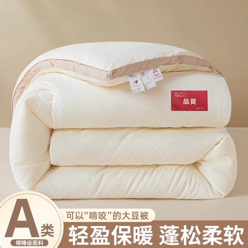 大豆纤维被子被芯加厚保暖冬被棉被褥单人春秋被四季通用