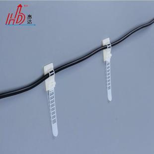 网电线束线可调式 爆款 超赞背胶理线 17可粘贴扎带 带固定座夹 ACT