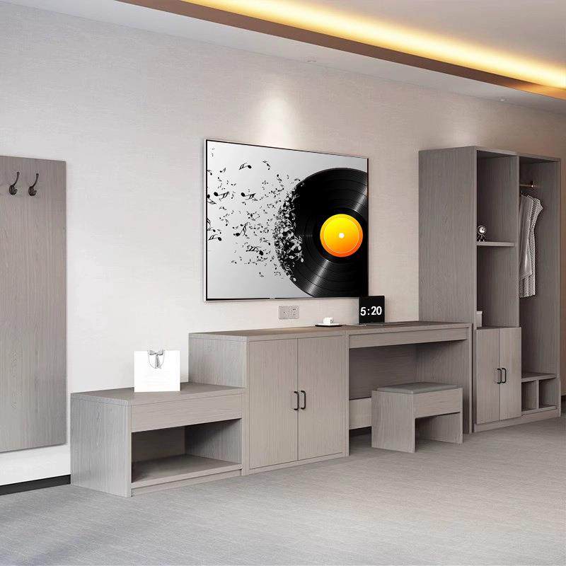 酒店电视柜行李柜组合宾馆专用书房简约书桌公寓酒店标间家具家具