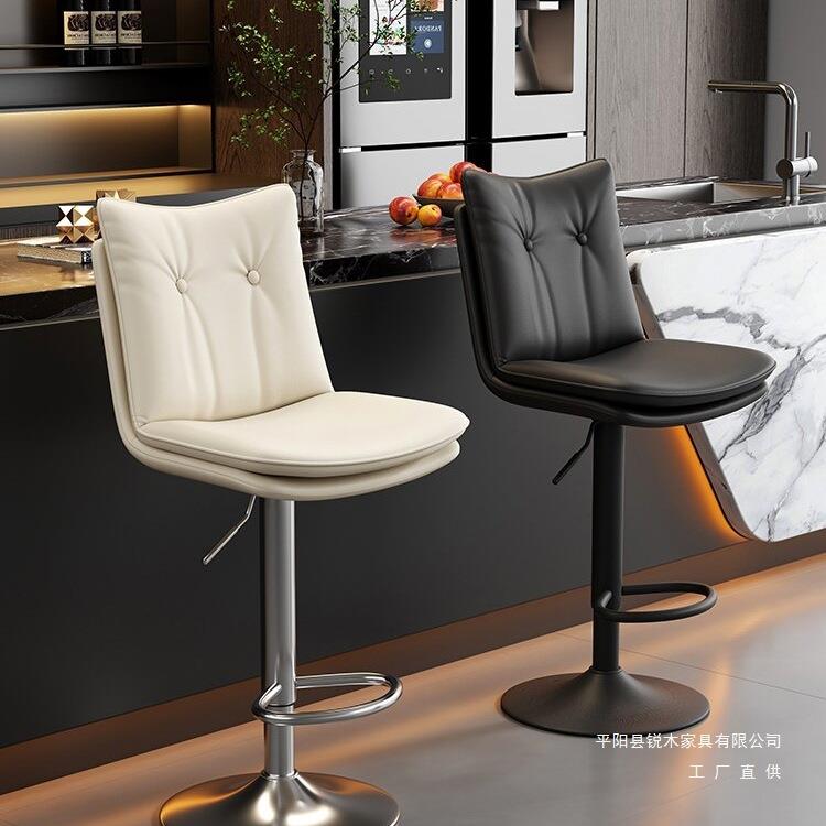 吧台椅家用高脚凳升降椅子现代简约凳子前台收银台吧椅靠背高脚椅