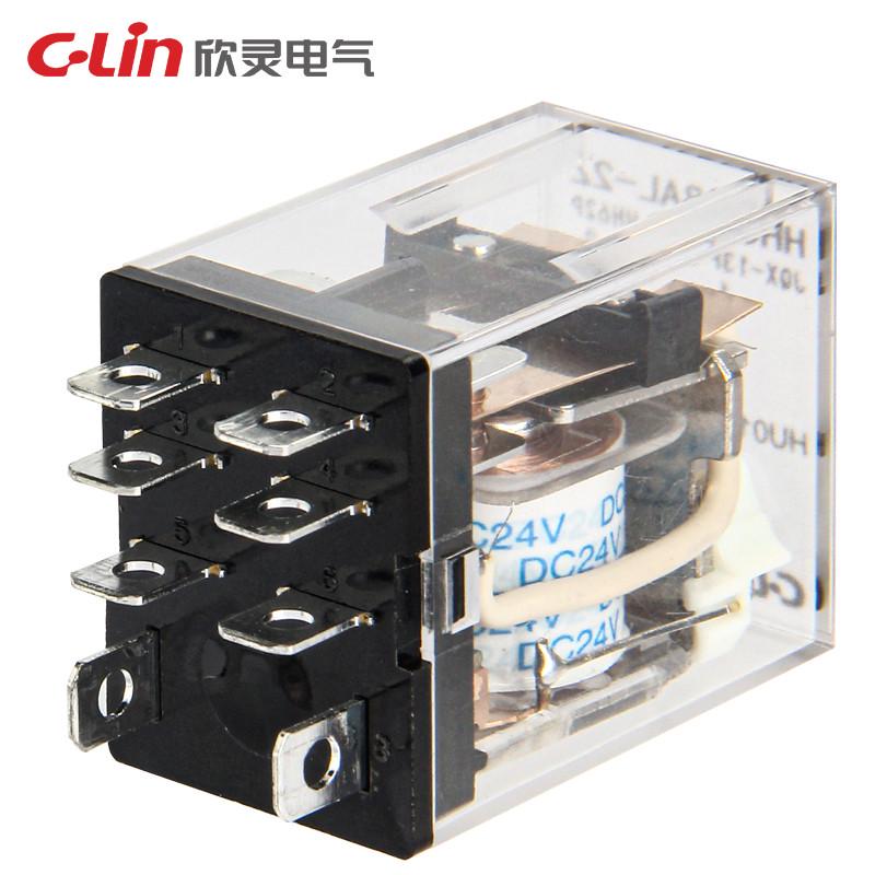 欣灵牌HHC68AL-2kZ HHC68A-2Z LY2 HH62P DC24 DC12V中间继电器10