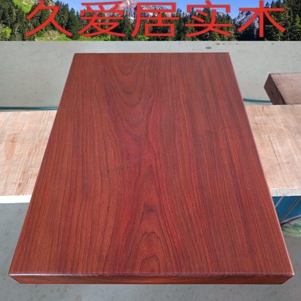 非洲红花梨木料定制大板桌面板茶桌茶台茶几画案书桌吧台飘窗实木