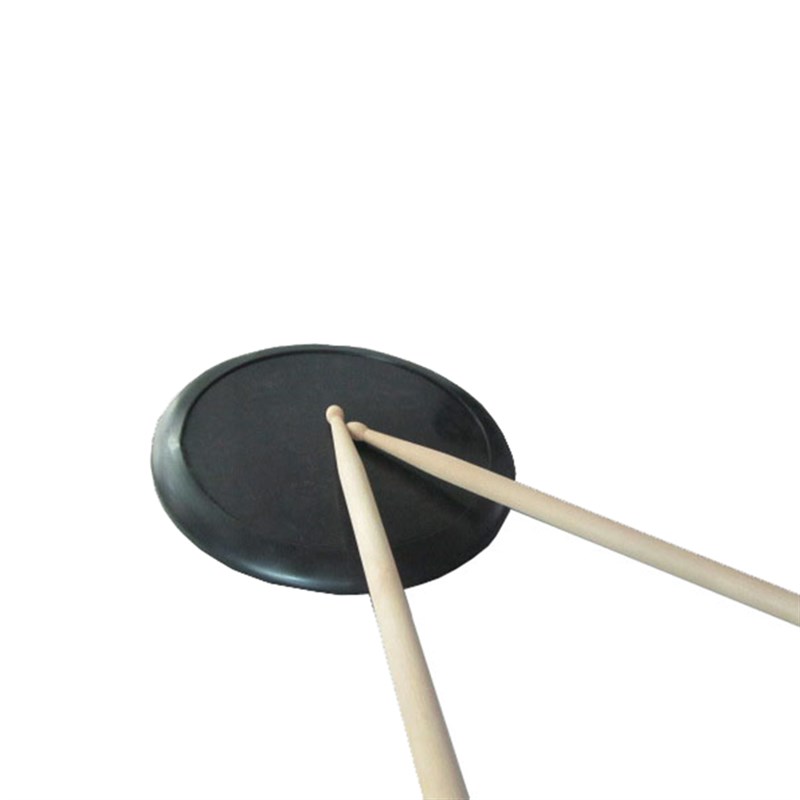 台式哑鼓 练习鼓垫不带架子v 静音鼓垫黑色哑鼓8寸带包橡胶哑鼓