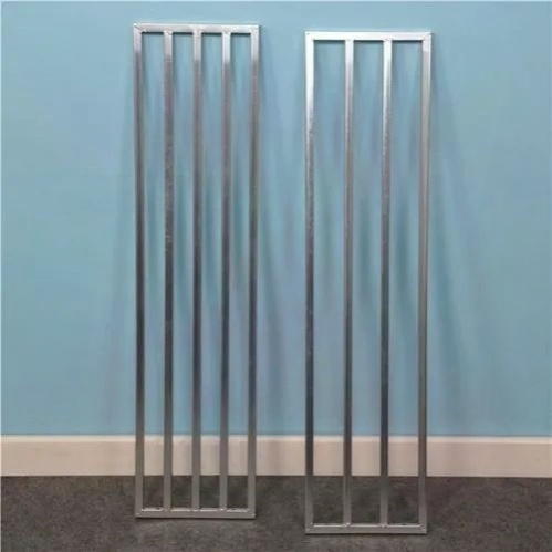 不锈钢框架长方h形花架放花置物钉墙落地室内单层横版隔板单层花