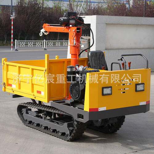 小型履带运输车2吨3吨农用果园山地自卸爬坡王工程自卸搬运车
