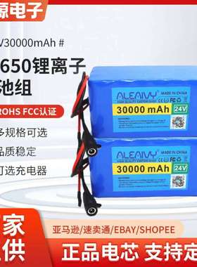 24V30000mAh18650锂离子电池组电动自行车助力车平衡车通用电池