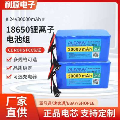 24V30000mAh18650锂离子电池组电动自行车助力车平衡车通用电池
