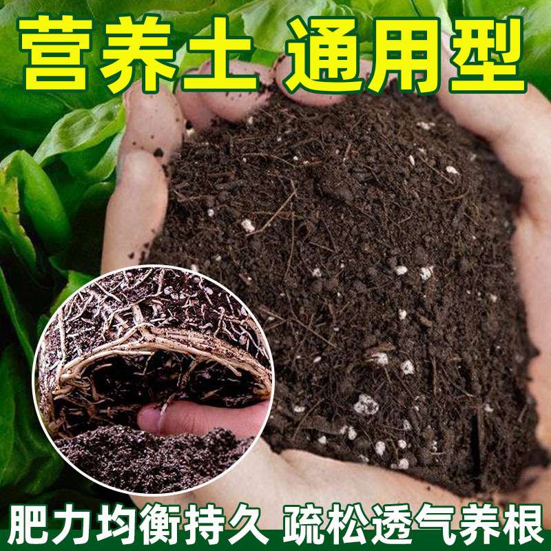 有机营养土通用型土壤种植土养花土种菜土绿萝多肉君子兰兰花土