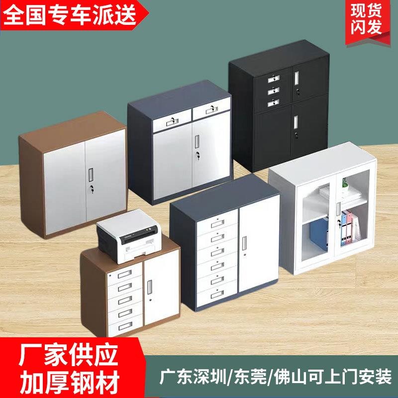 矮柜办公柜资料柜档案柜收纳文件柜铁皮柜储物柜锁柜厂家定 制
