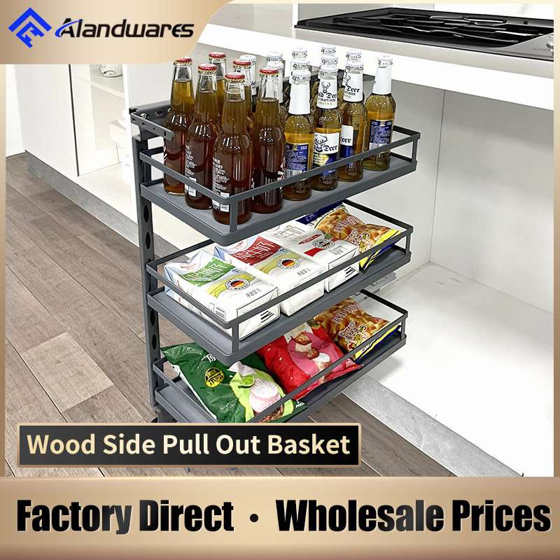 Modern Custom Smooth Double or Triple Pull-out Basket Iron