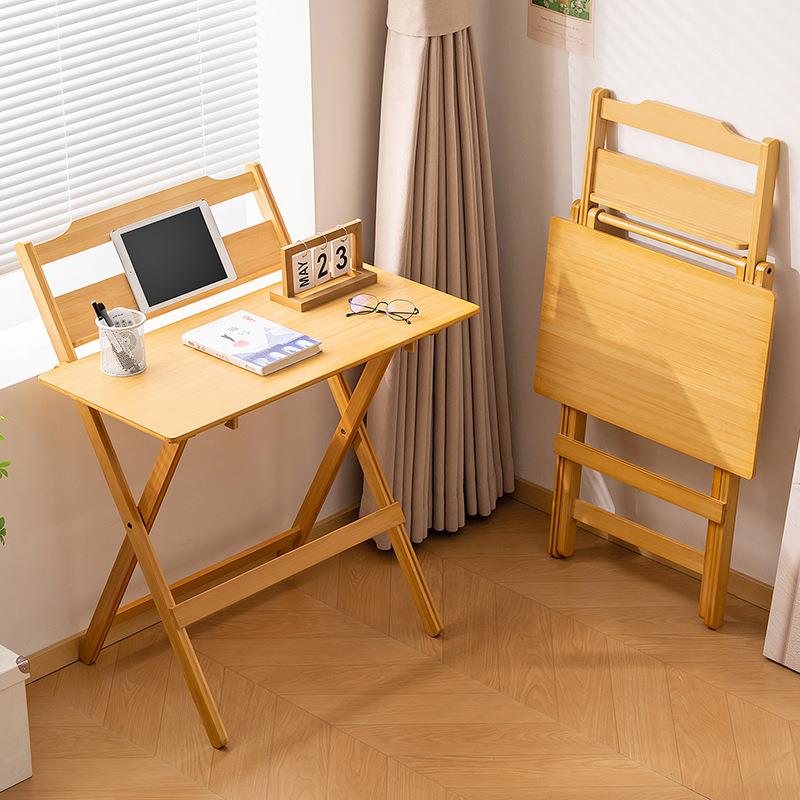 可折叠学生课桌椅学习桌椅套装家用电脑桌台式桌简易儿童书房书桌