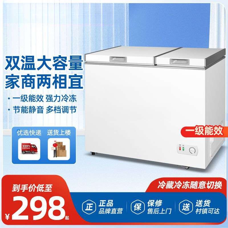 小冰柜小型双门双温