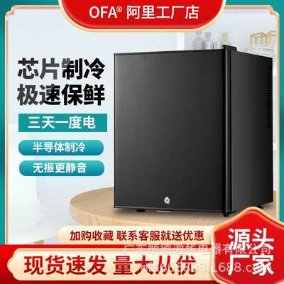 OFA 40升电子半导体酒店客房冰箱 家用民宿 饮料果蔬保鲜小型冰柜